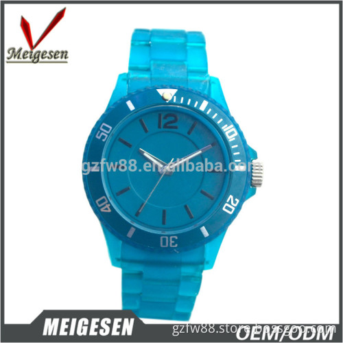 Great Gift Promotion Items Fashion Quartz Plastic Material Watch